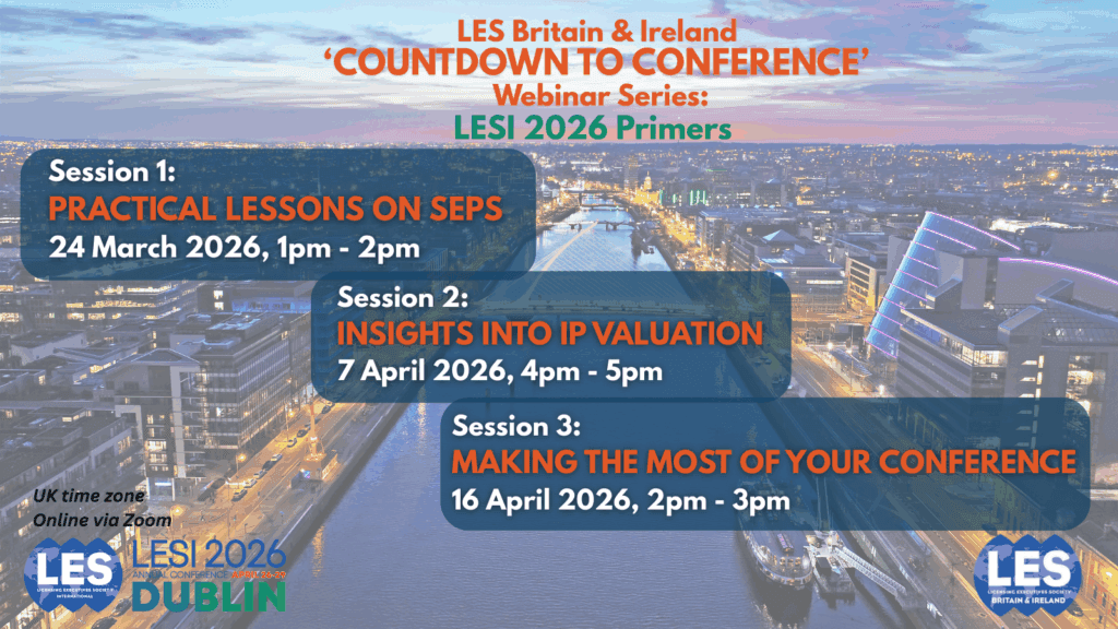 Countdown to Conference: LESI 2026 Primer - Insights into IP Valuation